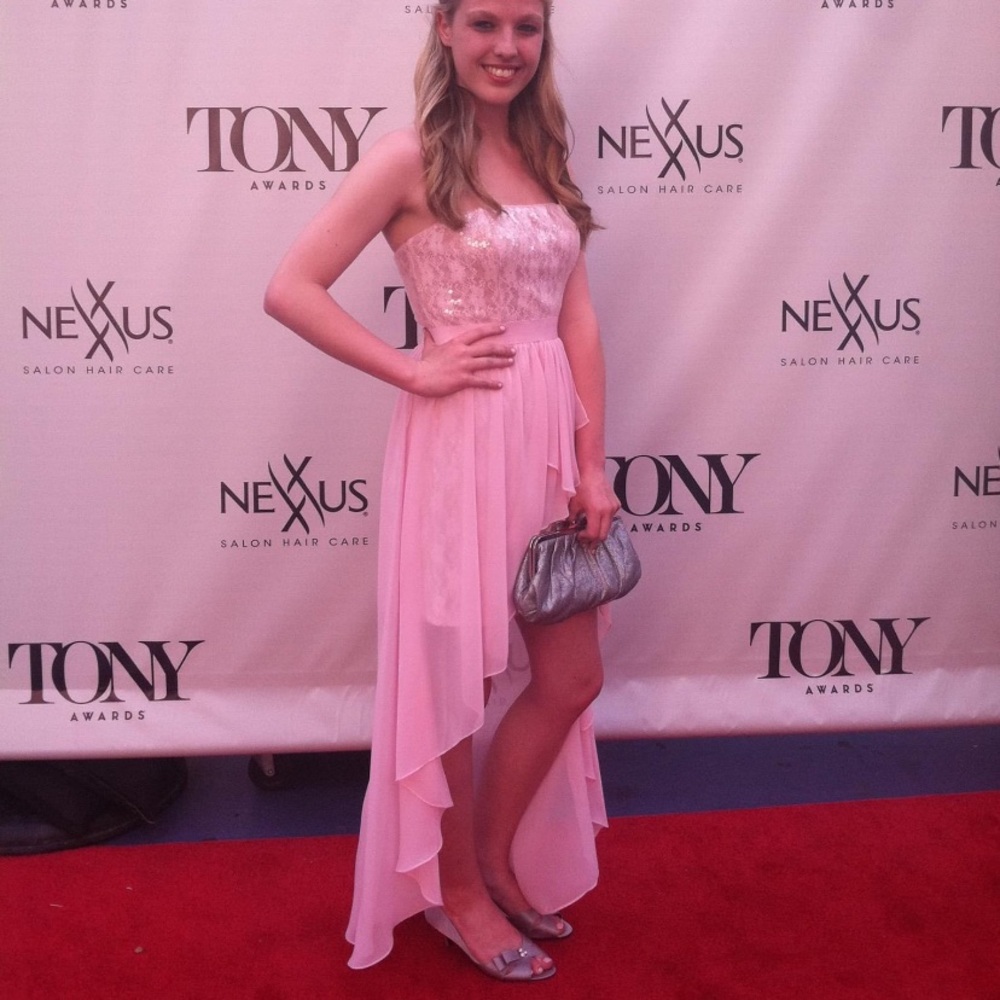Aidan Mattox High Low Dress